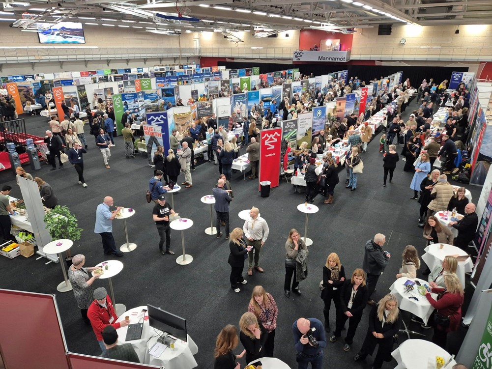Gentle Giants Whale Watching at Mannamót Natural Iceland Travel Trade Show 2025