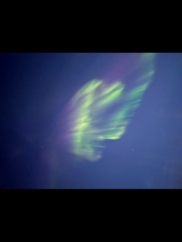 Green Purple Northern Lights Iceland