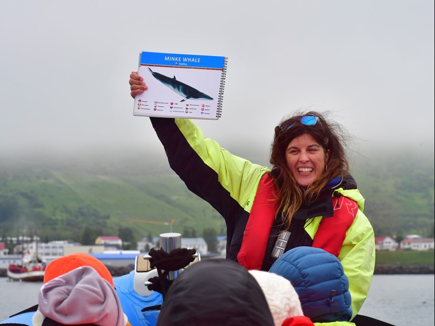 RIB speedboat crew, Clara, Skjalfandi Bay, Husavik, Iceland