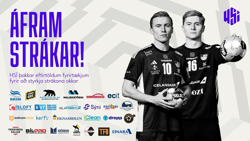 Gentle Giants is proud to support Iceland's national handball team. Good luck at EHF EURO 2026!