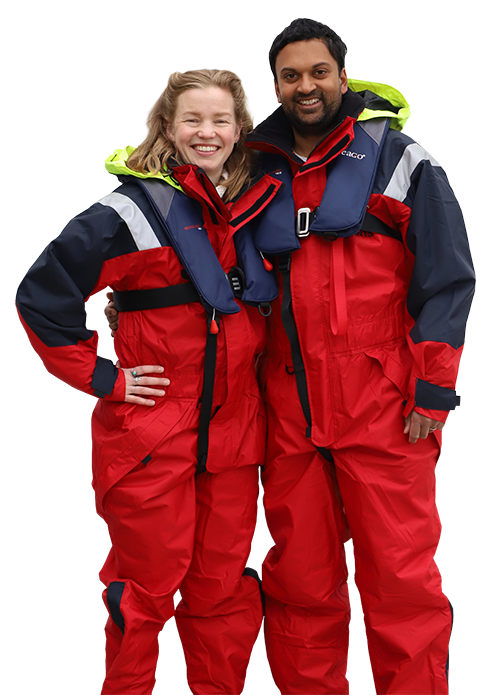 GG2 Big Whale Safari & Puffins - Husavik, Iceland, Warm safety overalls included on all our RIB tours