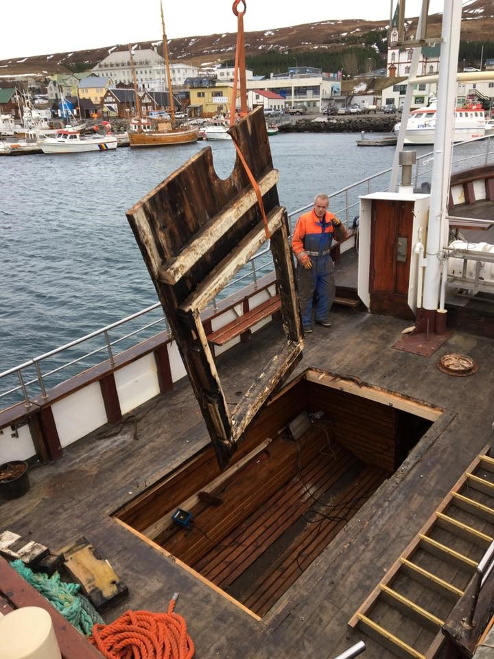 Whale watching boat Sylvía Húsavík, Iceland