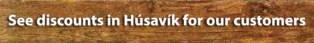 Discounts in Húsavík for Gentle Giants Customers