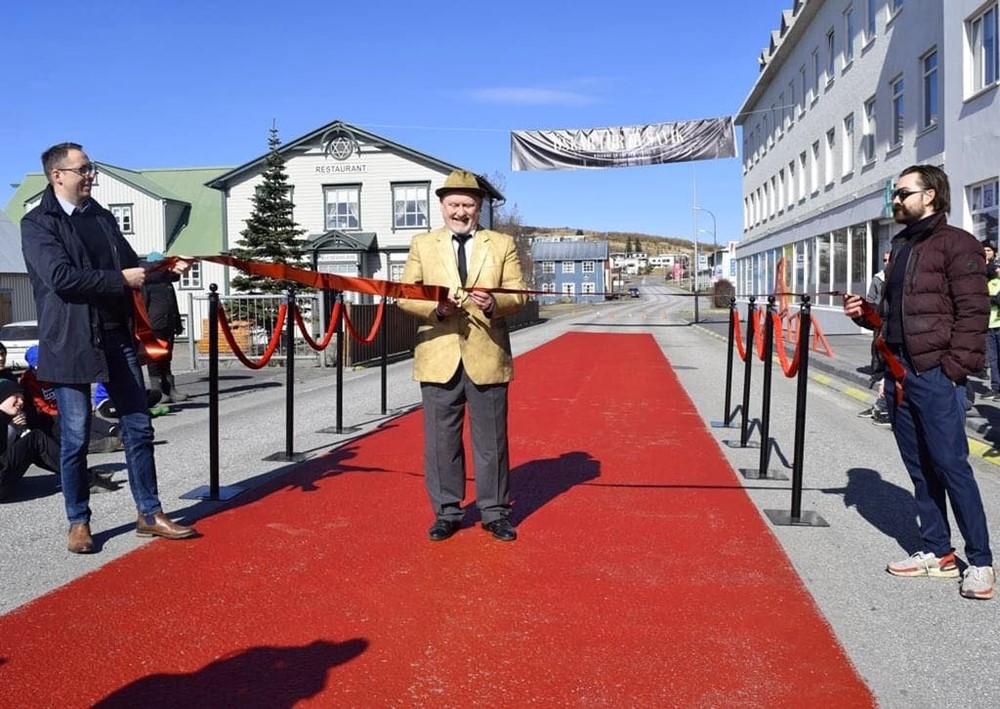 Oscars nomination red carpet Húsavík Iceland
