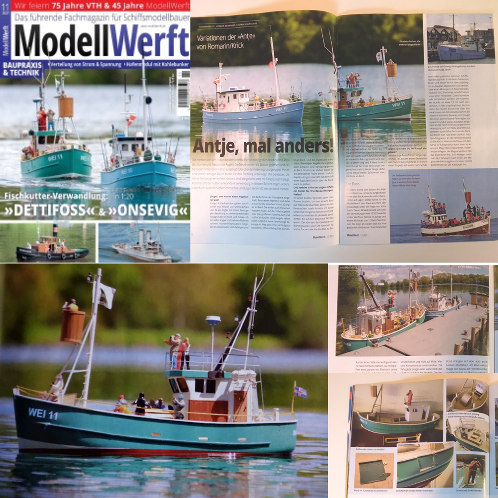ModellWerft magazine model ship Faldur