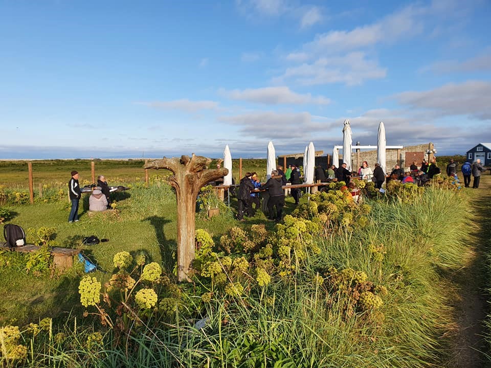 Annual report 2021 - Gentle Giants Whale Watching - Húsavík, Iceland - Fine outdoor dining on Flatey Island