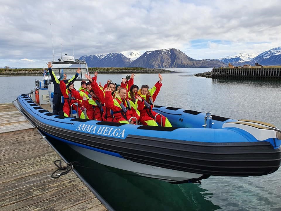 Annual report 2021 - Gentle Giants Whale Watching - Húsavík, Iceland - Local staff trips to Flatey Island